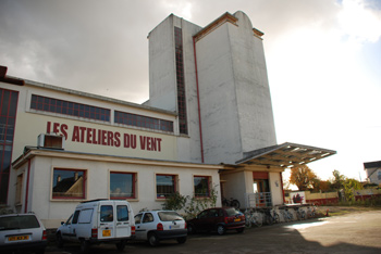 Ateliers du Vent, vue de la façade du batiment principal à Rennes